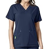 Carhartt Cross-Flex Scrubs for Women, V-Neck Scrub Tops