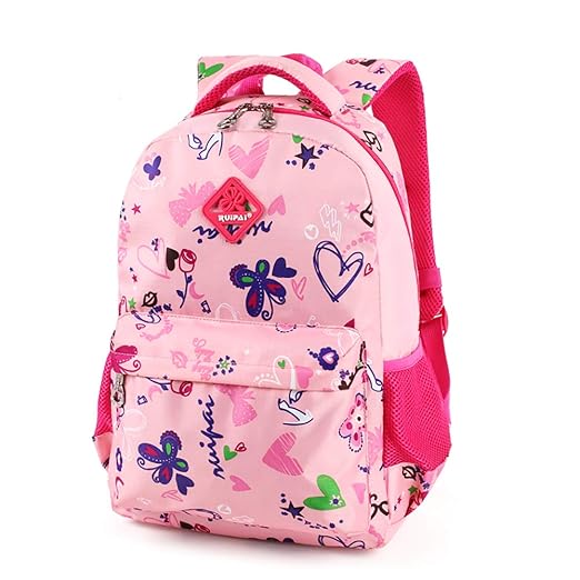 RUIPAI Red School Bag Casual Backpack Waterproof for Women with 15.6 inch Laptop?D-20)