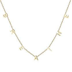 Memgift Breathe Dainty Necklace for Women Perfect