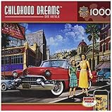 MasterPieces Childhood Dreams Walk of Fame Jigsaw Puzzle, Art by Dan Hatala, 1000-Piece