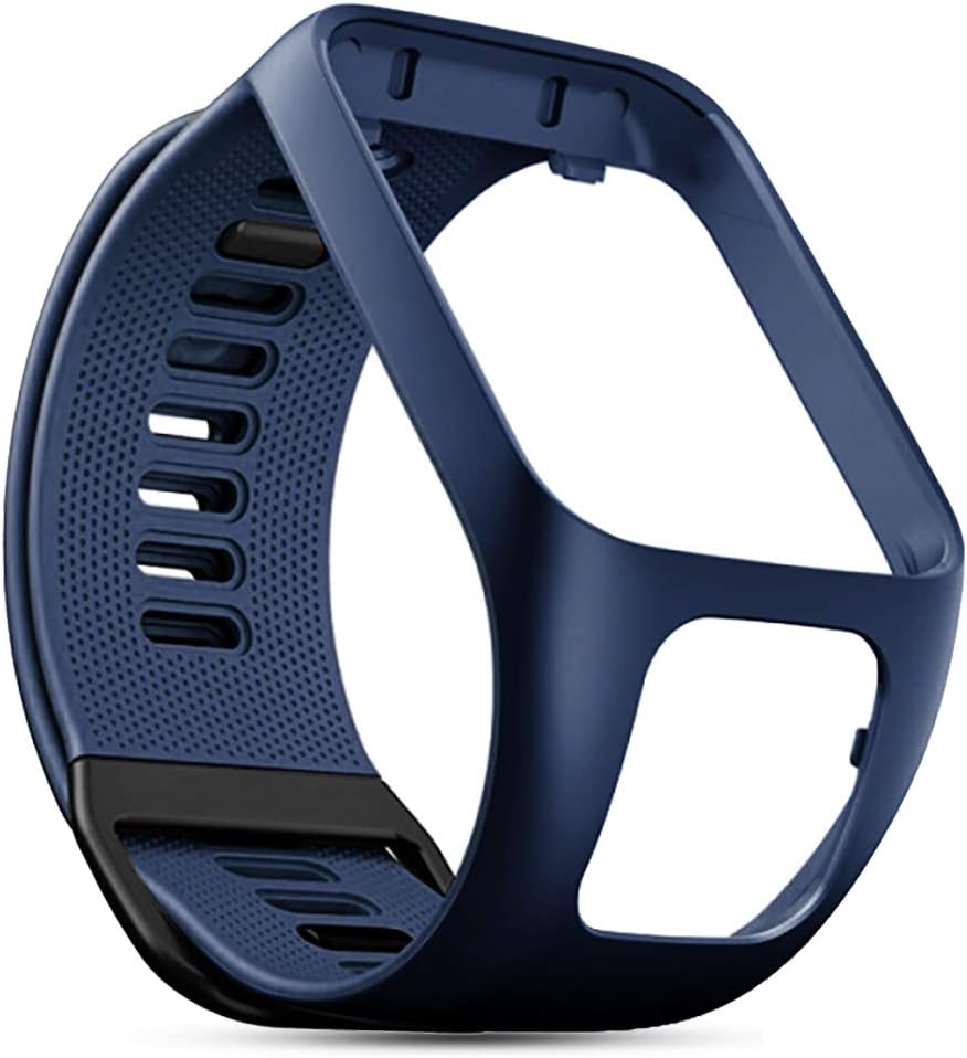 C CYEESON Watch Band for Tomtom Runner 2/Tomtom Golfer 2/Tomtom Spark 3/Tomtom Runner 3/Tomtom Adventurer Watch Band Soft Silicone Wristband Strap Smartwatch Bracelet