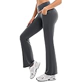 Ipletix Flare Leggings for Women-Bootcut Yoga Pants for Women High Waisted Flared Leggings Dress Pants