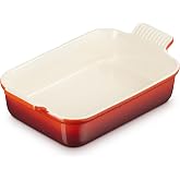 Le Creuset Heritage Rectangular Dish, Stoneware, 26 cm, 2.4 litres, Cerise, 71102260600001