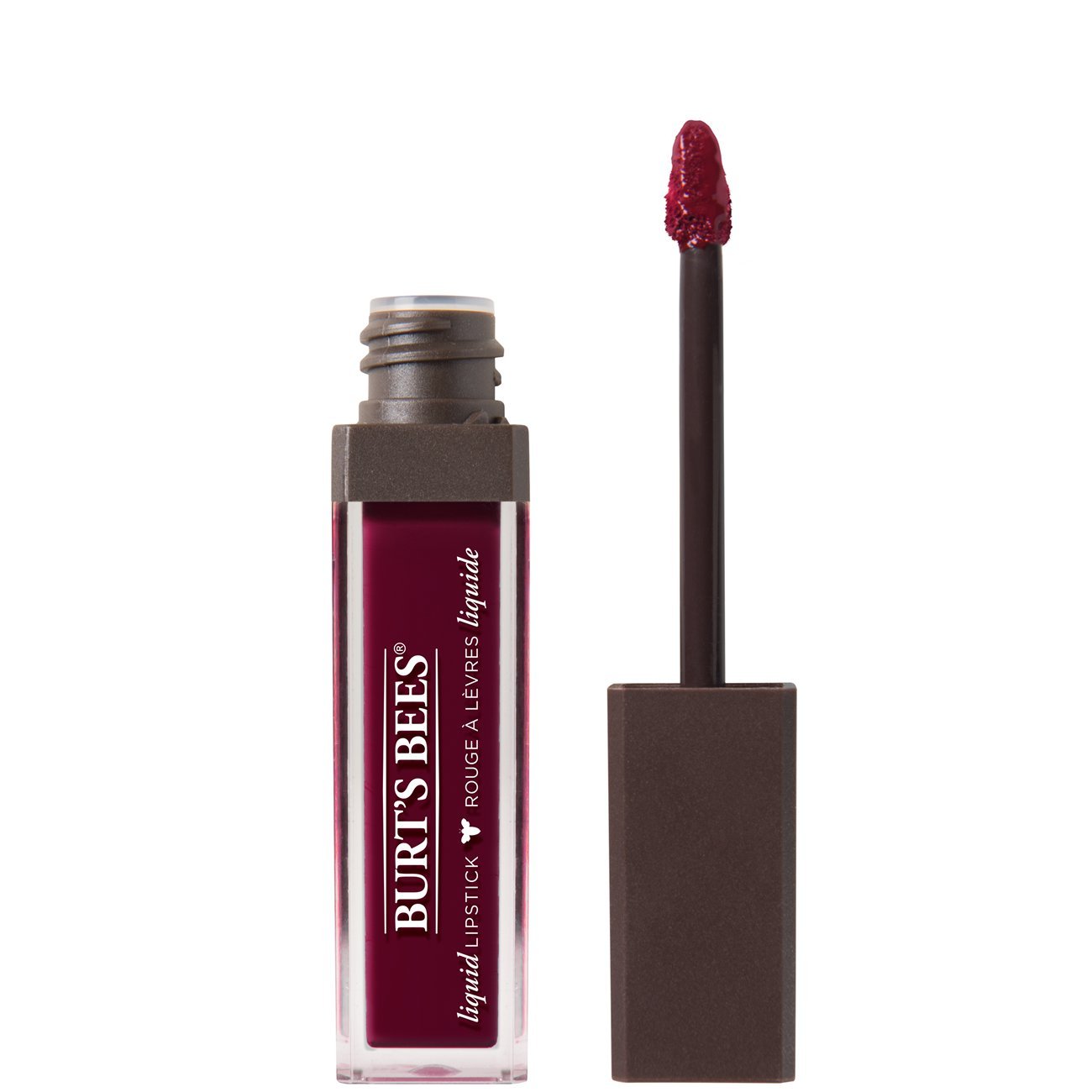 Burt's Bees Moisturising Full Coverage Liquid Lipstick, 5.95 g, Wine Waters