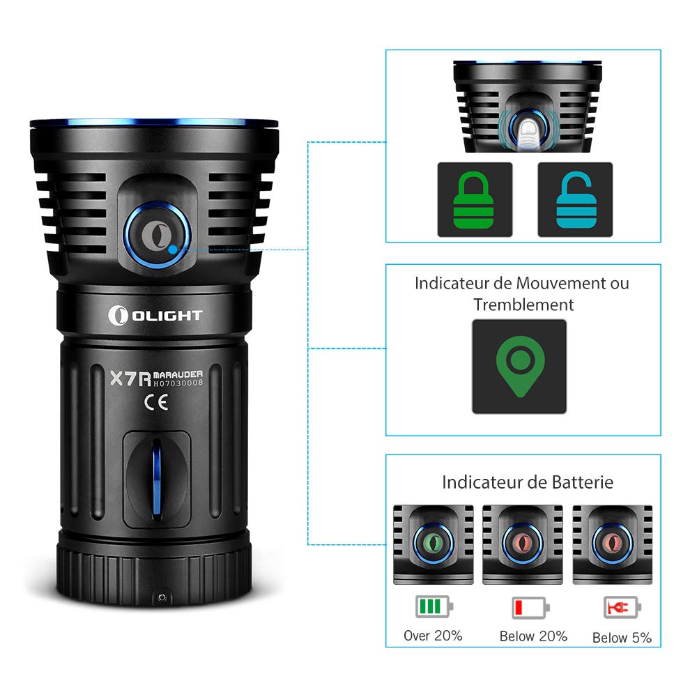 Parfaite pour Extérieur LAMPE TORCHE ULTRA PUISSANTE PRATIQUE Facile