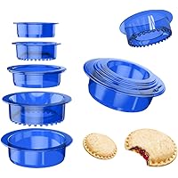 5 PCs Uncrustables Sandwich Cutter and Sealer for Kids, YUMKT Cool Round Sandwich Cutters for Kids Breakfast Sandwich…