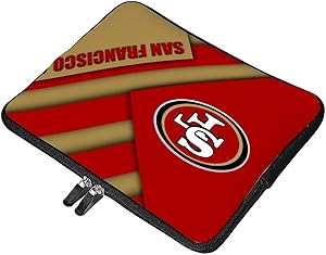 G-III Sports San Francisco 49ers Laptop Case 17inch Waterproof and Durable Computer case Suitable for iPad or Notebook