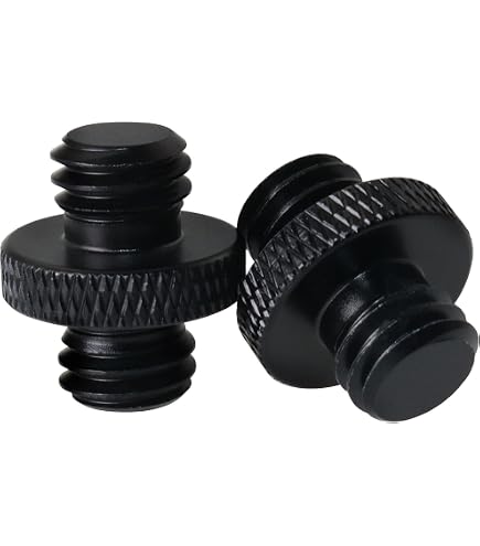 thumbnail image 2 of Fittings4you 1/4" Male To M6 Male Tripod Adapter Screw – Aluminum, CS024 2 of 6