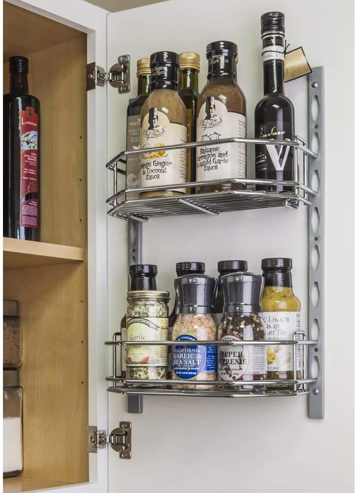 Hardware ResourcesDMS6-PC-R Door Mount Tray System, Chrome