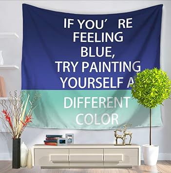 Amazon Com Huanxidp Tapestries Carta De Ingles Citas Inspiradas