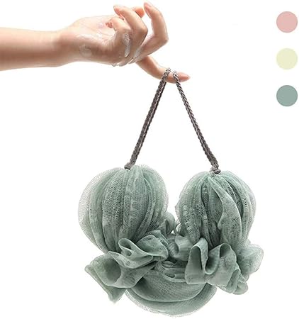 Amazon 泡立てネット ボディースポンジ 背中も洗え スポンジ 風呂 ボディウォッシュボール シャボンボール る ボール 泡立て ボディ 豊かな 泡立ち 棒型 カーキ 泡肌美人 超柔軟 シャワー用 細かいネット 柔らかい泡立てネット グリーン Motator ボディ