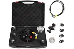 SHZICMY Hydraulic Accumulator Nitrogen Charging Fill Gas Valve Pressure Test Kit 3500PSI (USA Stock)