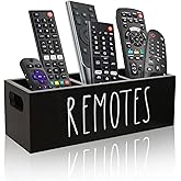 Amazon.com: Remote Control Holder, Farmhouse Remote Storage Caddy ...