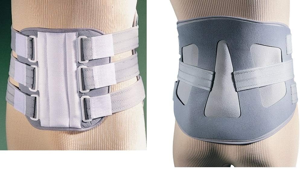 Rigid LSO Lumbar Sacral Orthosis with chairback Back Brace