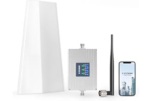 CELSGN Cell Phone Booster for Home | Cell Phone Signal Booster for All Carriers - Compatible with Verizon, AT&T, T-Mobile, Sprint & More | Boost 5G, LTE & 3G Signal on Band 2,5,12 and 17