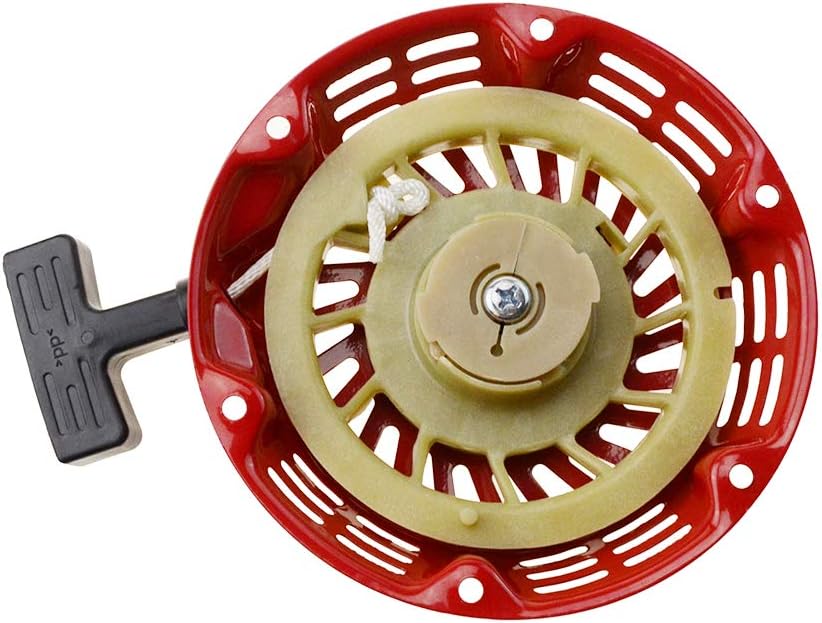 WOOSTAR Recoil Pull Starter Replacement for GX160 GX200 Generator 168F 5.5HP 6.5HP Engine Lawn Mower Red - Image 3