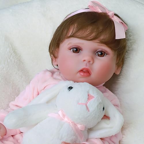 Kaydora Reborn Baby Doll Girl, 18 inch Soft Weighted Body, Cute