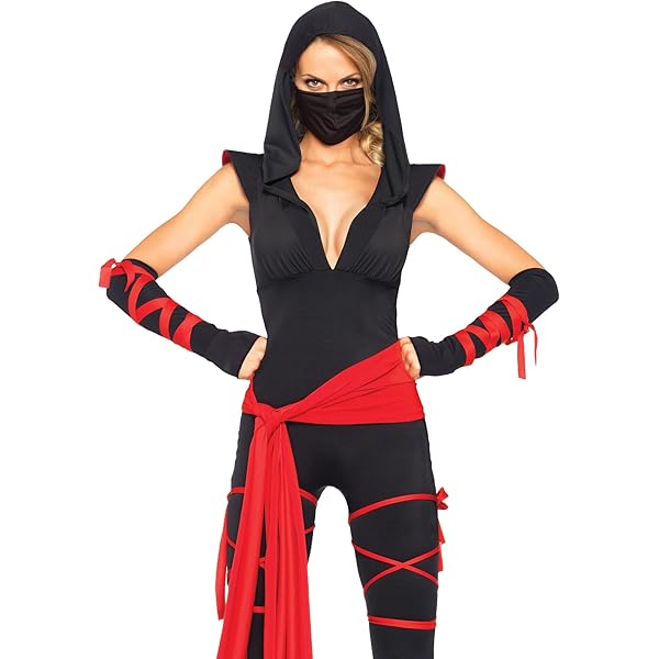 Starline Women's Jail Bird Babe Costume, Black/White, XLarge - View #8