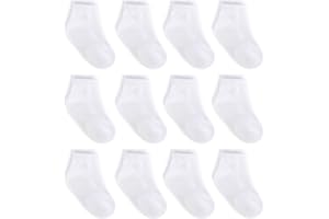 ZAPLES Baby Non Slip Grip Ankle Socks with Anti Skid Grippers Boys Girls Low Cut for Infants Toddlers Kids