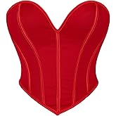 QIAIYALA Black Matte Pattern Corset Top bodysuit for Women Sexy Palace Bustier Lace Up underbust Lingerie Bodyshaper