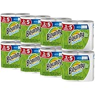 Bounty Quick-Size Paper Towels, 16 Family Rolls, White