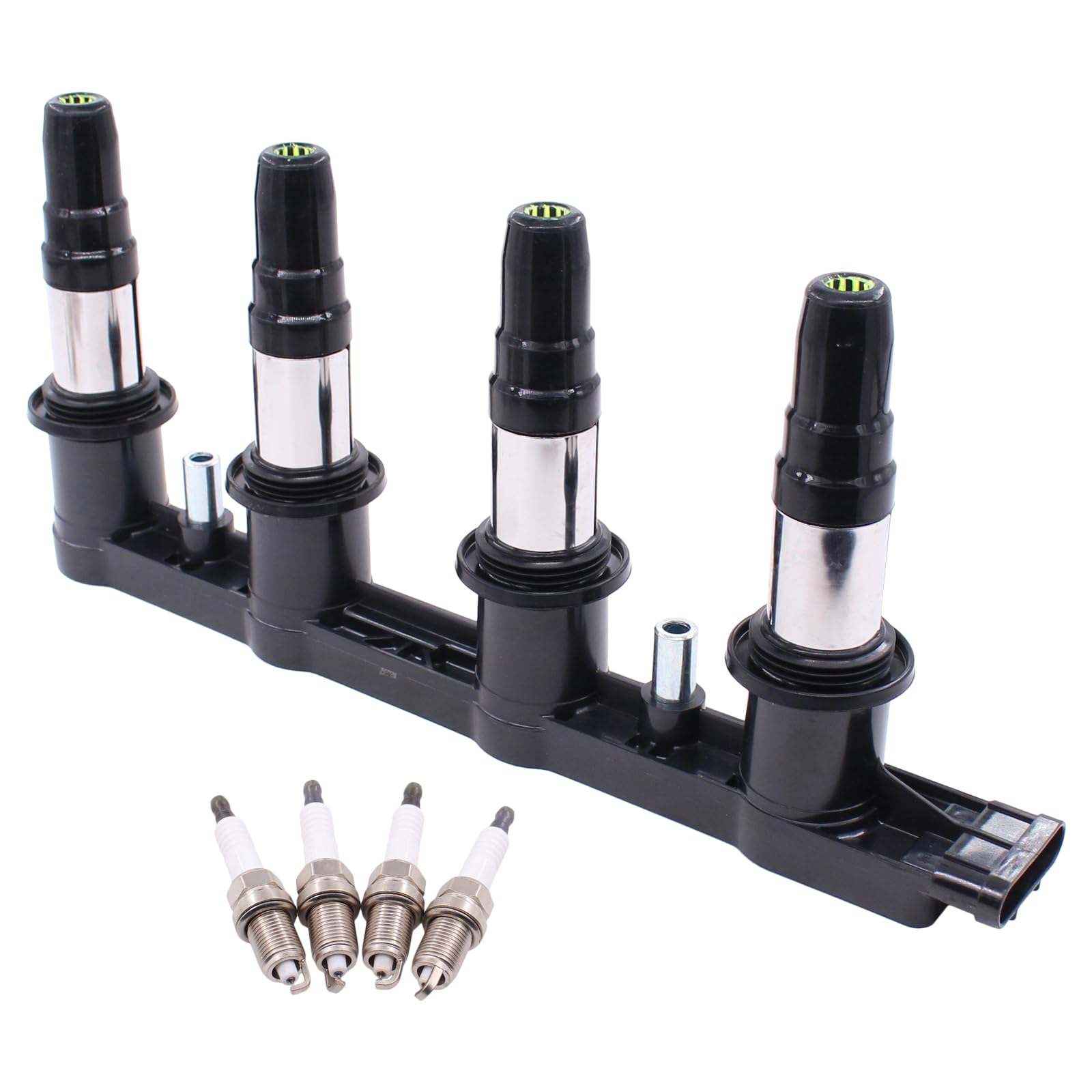 Photo 1 of MOTOKU Ignition Coil and Spark Plug for Chevrolet Aveo 2009-2011, Cruze 1.8 2011-15, Sonic 1.8 2012-18, Trax 1.8 2015-2020, Pontiac G3 2009-10