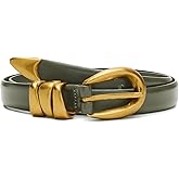 Madewell Women's Chunky Metal Leather Belt