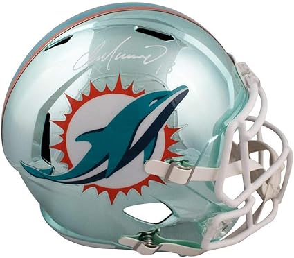 dan marino autographed helmet