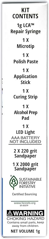 HIMG Black Granite Repair Kit for Worktops - 12mm Damages or Less view 3