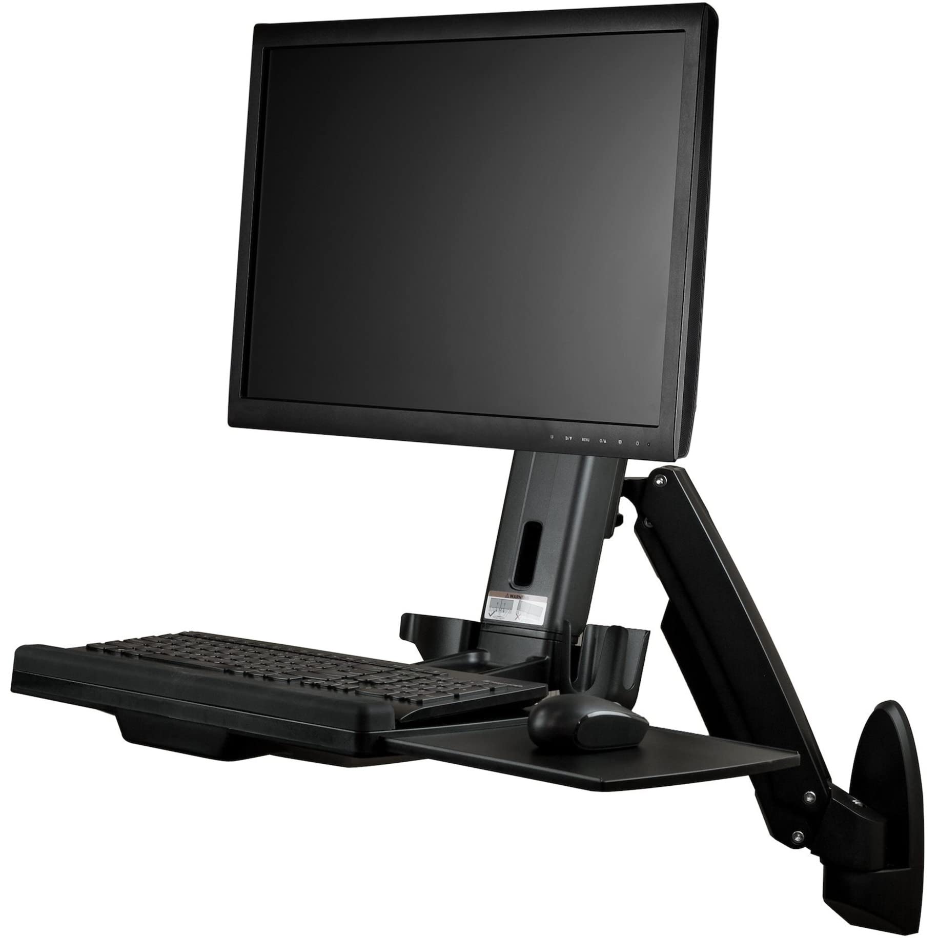 WALL MOUNTED SIT STAND DESK FOR