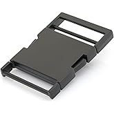 CRAFTMEMORE 2 Inches Metal Quick Side Release Buckle Quality Webbing Bag Clip Flat Lock Belt Strap Backpacks Collar