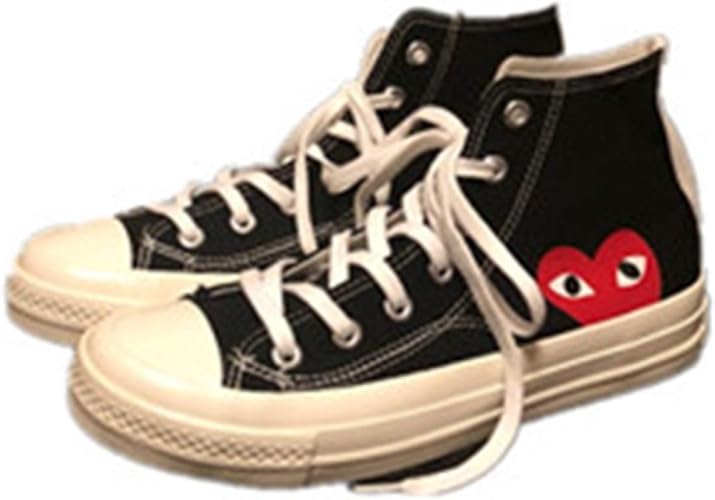 Amazon Kyuneky12 ウォーキングシューズ メンズ 定番 代 30代40代 レディース 滑り止め キャンバスシューズ 演奏会 レジャーシューズ 男女兼用 春 夏 秋 冬 会社 グリッド 紳士靴 レースアップ ハイカット 26 0 24 5 黒 Kyuneky12 スニーカー