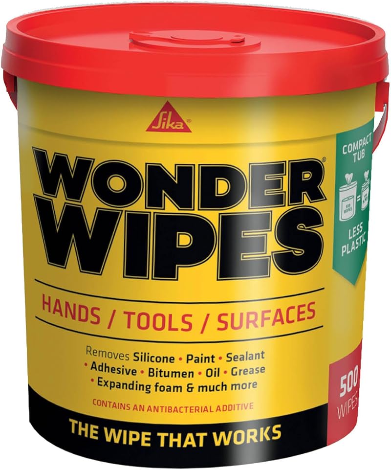 Sika Wonder Wipes Multi-Use Cleaning Wipes 500 Wipes Tub