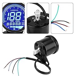 Qiilu Universal Motorcycle LED Digital