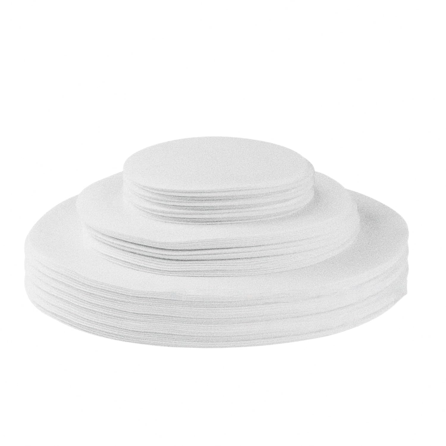 Photo 1 of Aoluguya Soft Felt Plate Dish Protectors Dividers Seperators for Stacking, China Storage and Packing - Set of 60 and 3 Sizes(10in, 6in, 4.5in) White