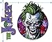 The Joker Smiles DC Comics T Shirt & Exclusive Stickers (X-Large)