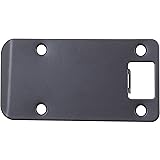 Round Corner Extended Lip Strike Plate, 2-1/4" x