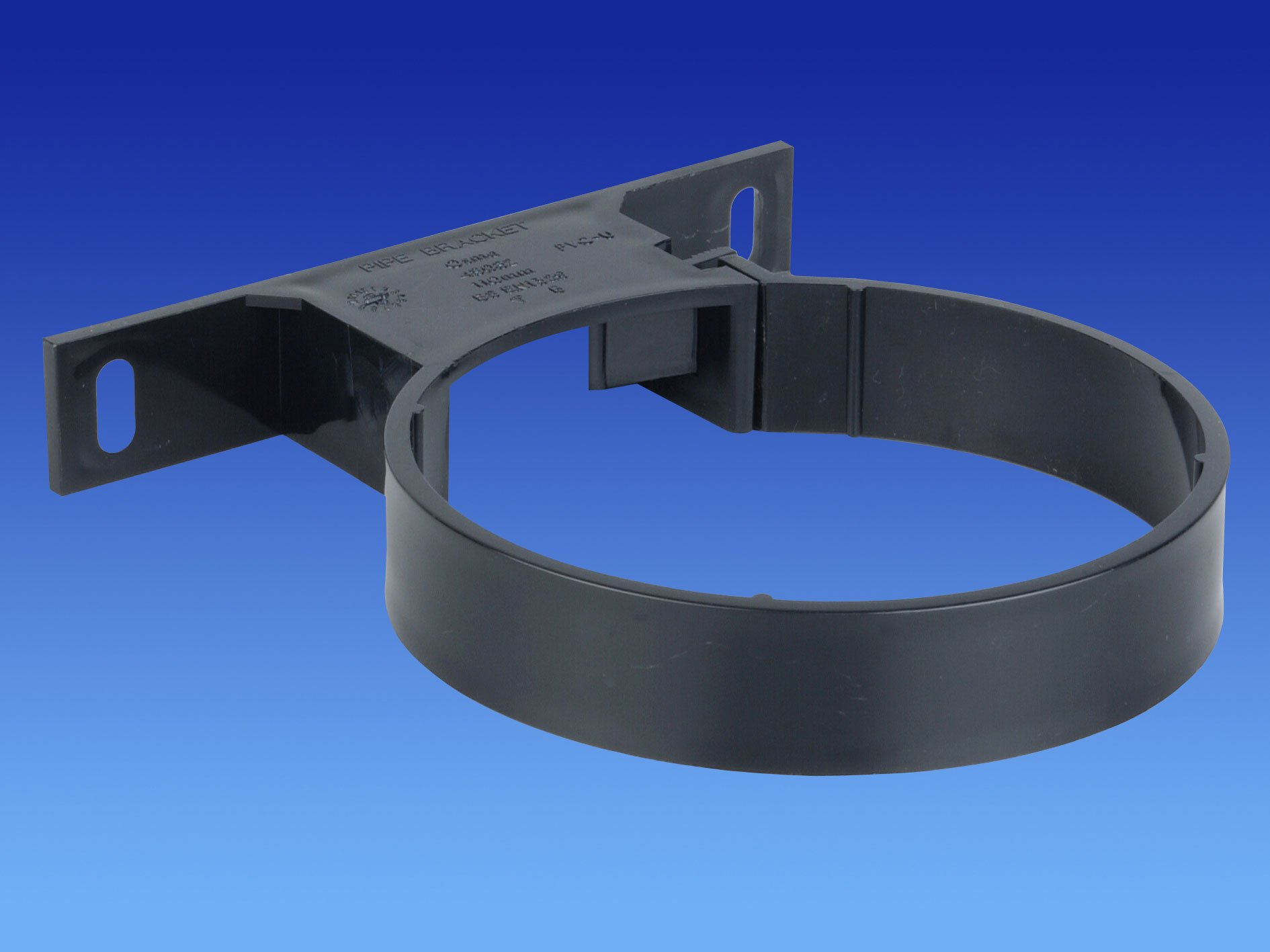 Wavin OSMA 82mm Soil 3S082B Pipe Bracket Black