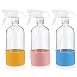 Glass Spray Bottles for Cleaning Solutions - 16 oz