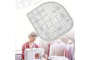 1pc Creative Curved Angle Cutter Quilt Ruler Acrylic Sewing Stitching Ruler Quilting Template DIY Sewing Supplies