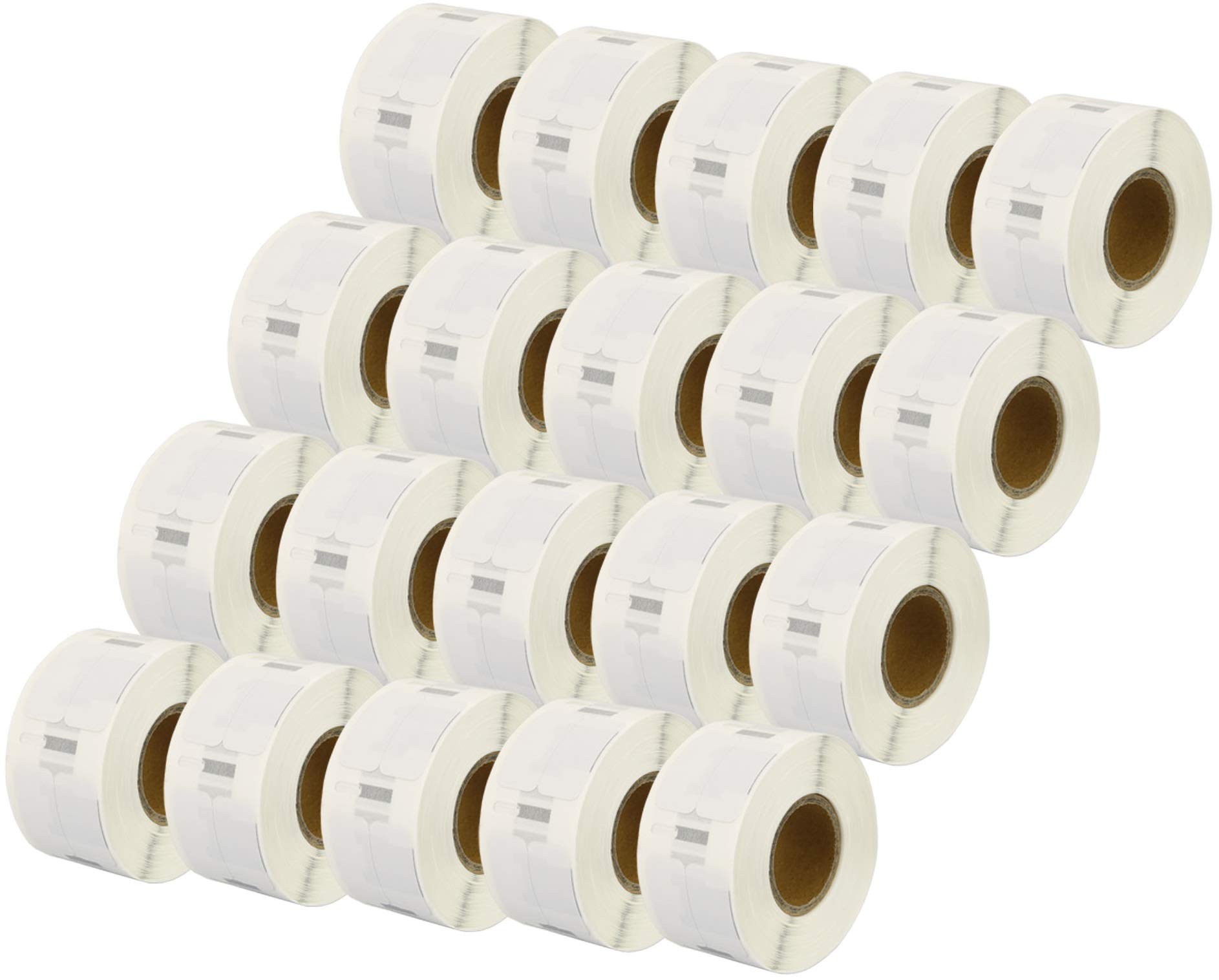 20 Compatible Rolls 11353 S0722530 12mm x 24mm Labels for LabelWriter 4XL 450 400 330 320 310 Twin Turbo Duo Seiko SLP 450 430 420 400 240 220 200 120 100 Pro Plus (1000 Labels per Roll)