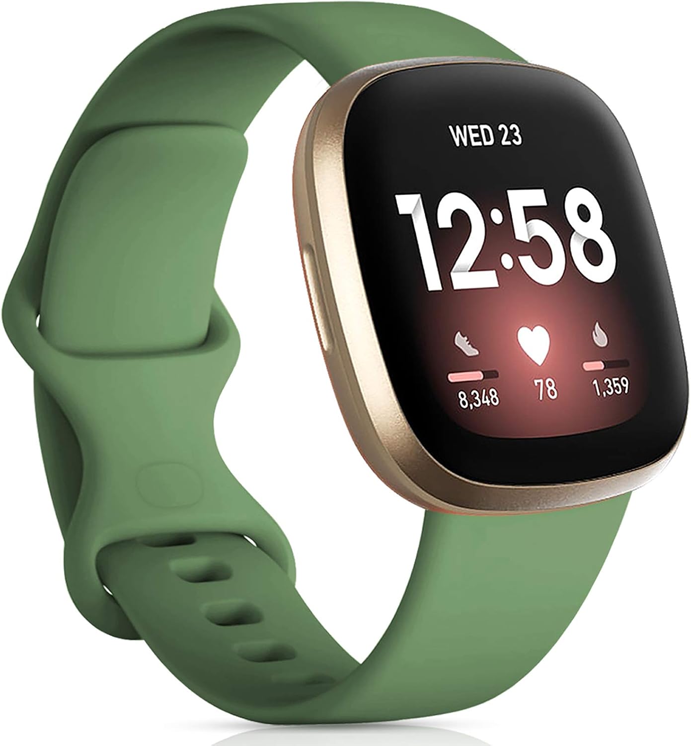Olive Fitbit Versa Release Fitbit Versa 4/Sense 2] Alligator