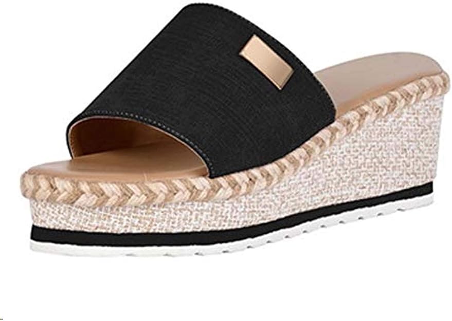 Damen Eco Leder Pantoffeln Slipper Schuhe Größe 3 4 5 6 7 8 Pantoletten