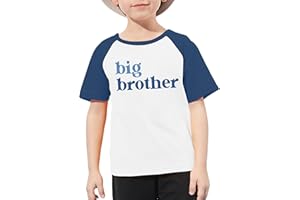 QAUN Big Brother Tshirt for Toddler Boy Reglan Short Sleeve Big Bro Announcement Summer Tee Tops