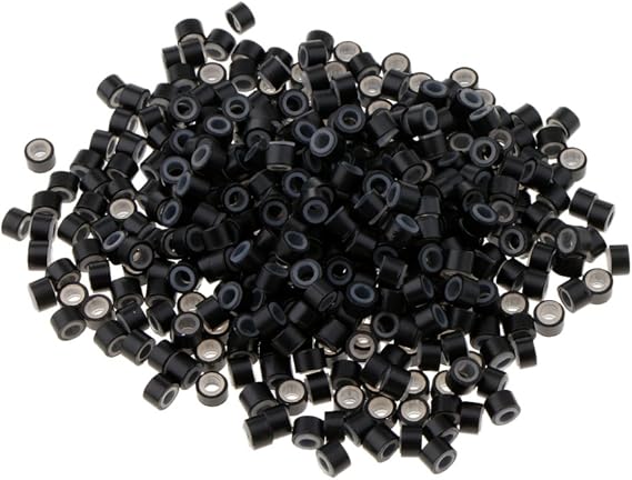 Amazon Meriglare 1000ピース 個ヘアエクステンションマイクロリングシリコーンマイクロループヘアービーズ エクステンション 通販