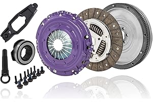 LTPREMIUM Clutch with Flywheel Kit Fork Stage 2 compatible for TT Golf Beetle Jeta Gls Glx Gti Tdi Base Gl Sportline Sport 1998-2006 1.8L l4 GAS DOHC 1.9L L4 DIESEL SOHC Turbocharged 5 speed