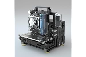 PC Creative Assembly Frame Test Bench，Open Air Frame Case, DIY Computer Motherboard Case Rack, ITX ATX MATX/EATX Open Aluminu