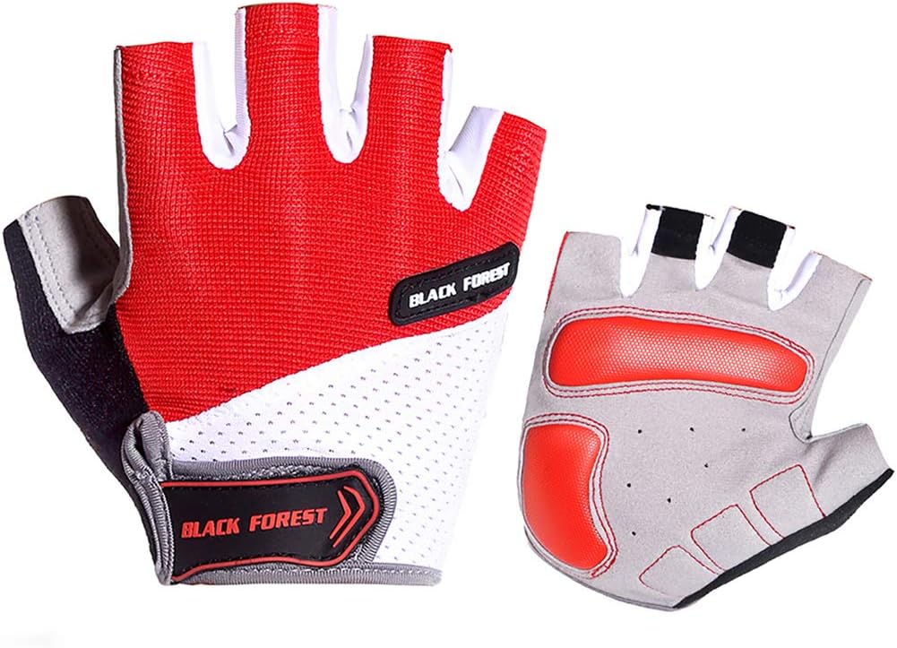 QNLYCZY Cycling Gloves Men's/Women's Mountain Bike Gloves Half Finger Biking Gloves | Anti-Slip Shock-Absorbing Gel Pad Breathable Cycle Gloves