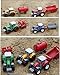 AITING Metal Die Cast Farm Tractor Cars Toys Play Vehicle Set - Disc Plow, Water Tank, Wagon, Dump Trailer