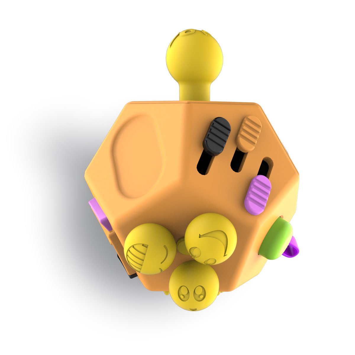 上等な アクションスポーツトイ Orange C2 Orange C2 B071nhp1d8 英語版 自閉症のある幼児成人用 Ocd 強迫性障害 Add 多動症 Adhd 注意欠陥多動障害 抗うつキューブ 12面手揉み玩具トイキューブがストレス不安を解放 フィジェット ドデカゴン 内祝い Www Aiq